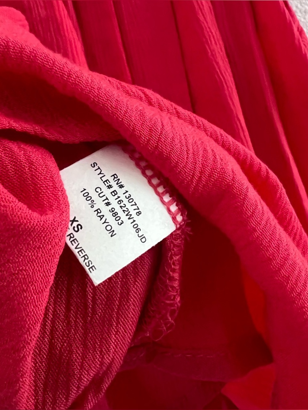 Living Doll Flowy Coral Blouse - Picture 4 of 6